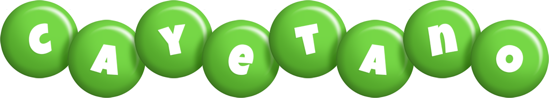 Cayetano candy-green logo