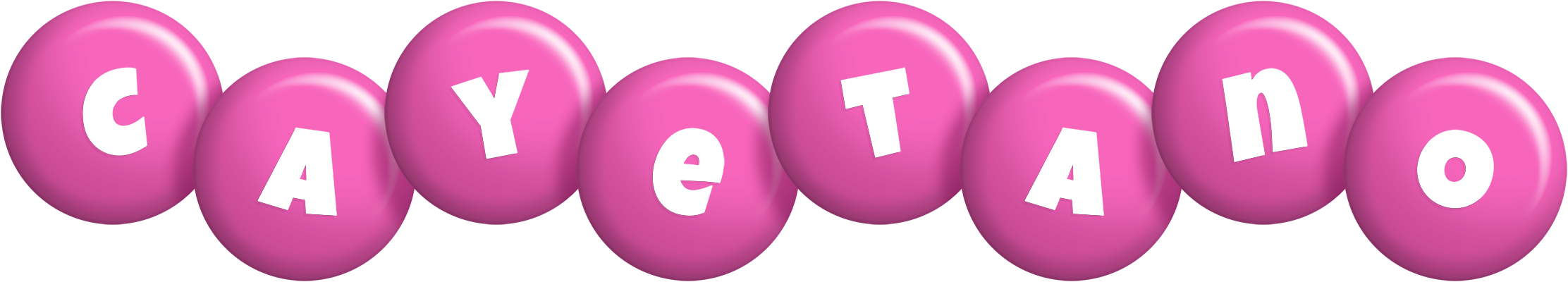 Cayetano candy-pink logo
