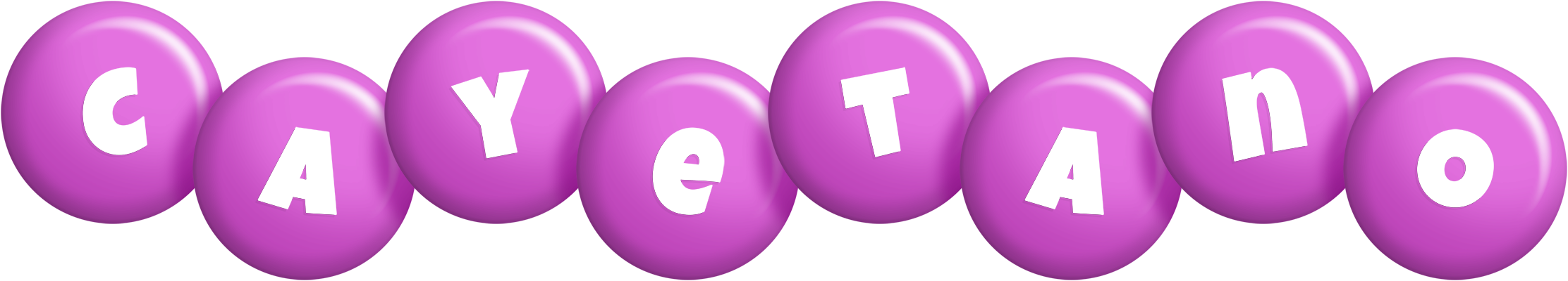Cayetano candy-purple logo
