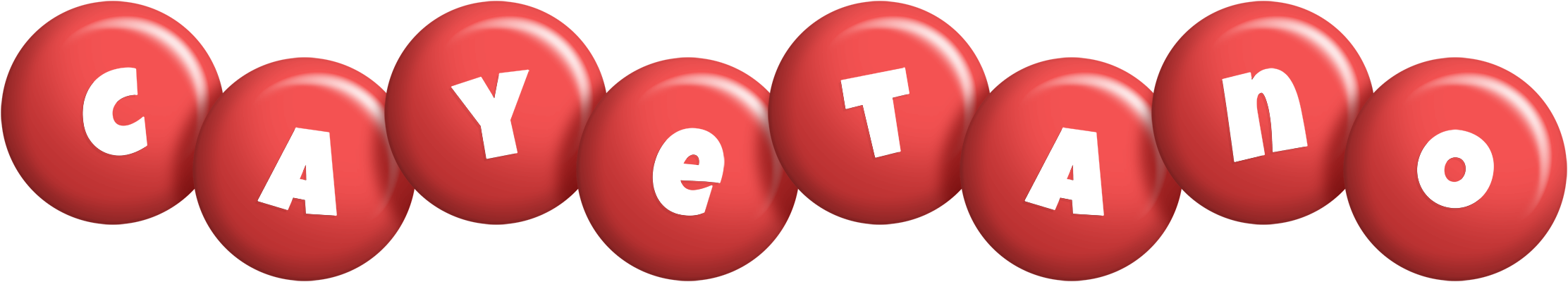 Cayetano candy-red logo