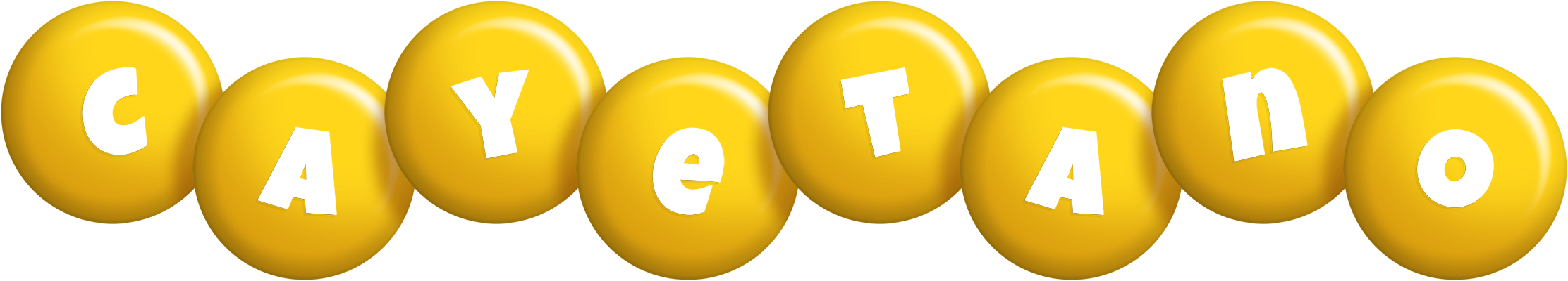 Cayetano candy-yellow logo