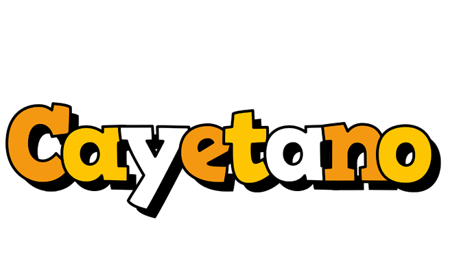 Cayetano cartoon logo