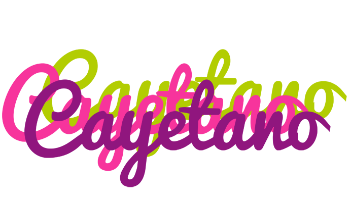 Cayetano flowers logo