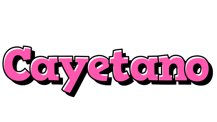 Cayetano girlish logo