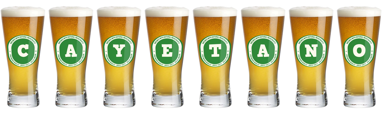 Cayetano lager logo