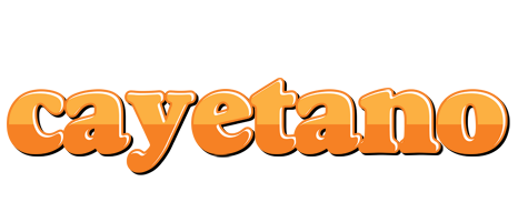 Cayetano orange logo