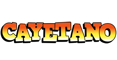 Cayetano sunset logo