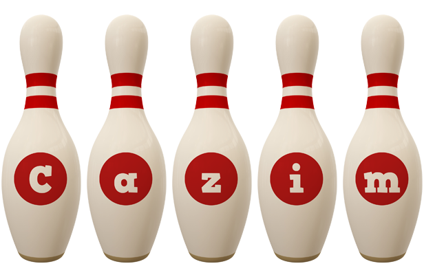 Cazim bowling-pin logo