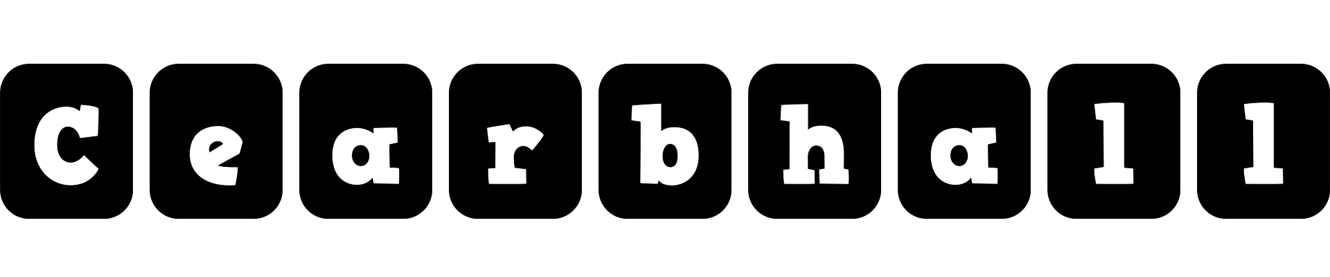 Cearbhall box logo
