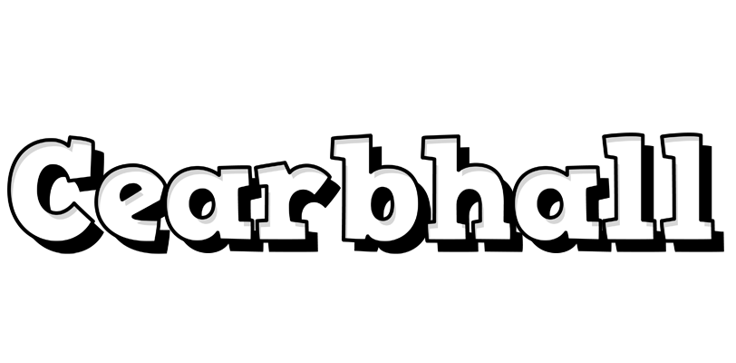 Cearbhall snowing logo