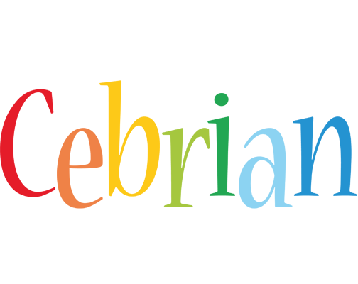 Cebrian birthday logo