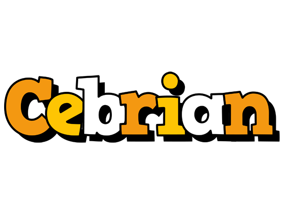 Cebrian cartoon logo