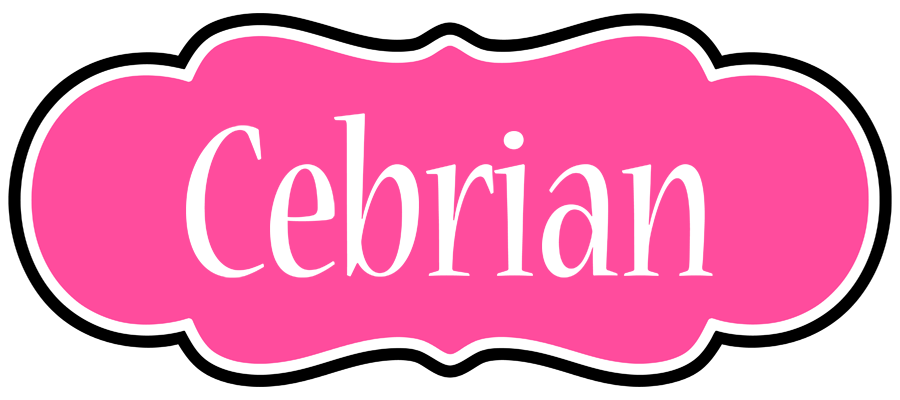 Cebrian invitation logo