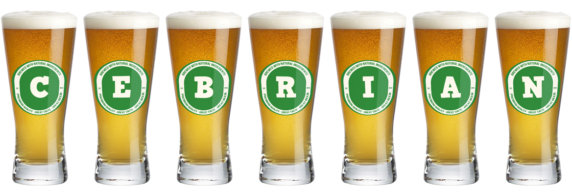 Cebrian lager logo