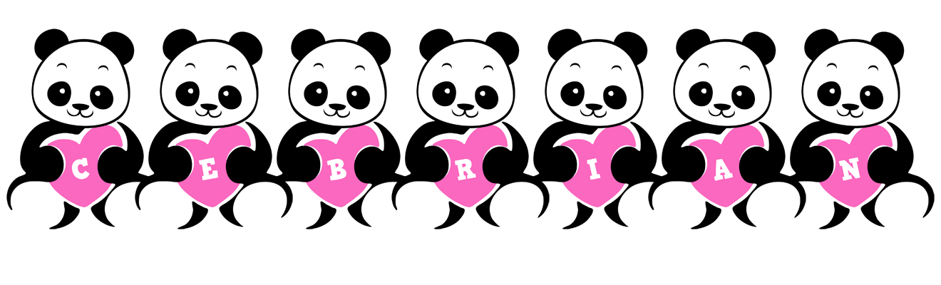 Cebrian love-panda logo