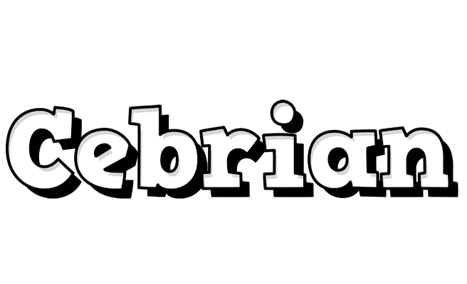 Cebrian snowing logo
