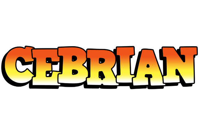 Cebrian sunset logo
