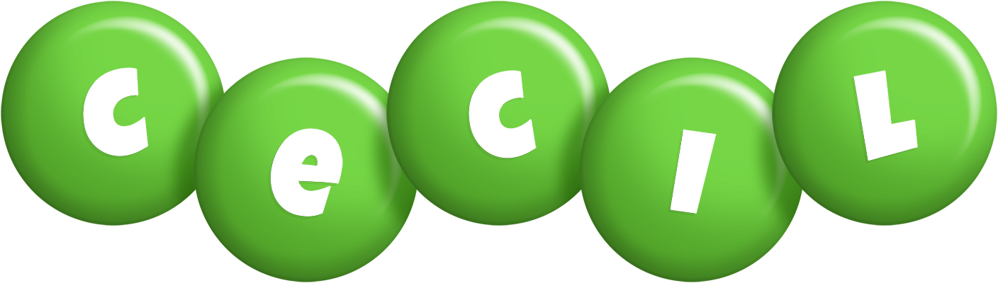 Cecil candy-green logo