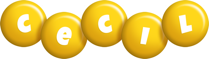 Cecil candy-yellow logo