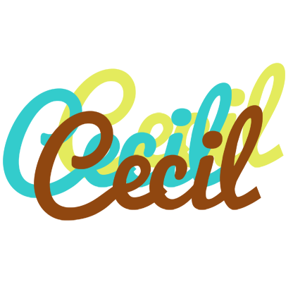 Cecil cupcake logo