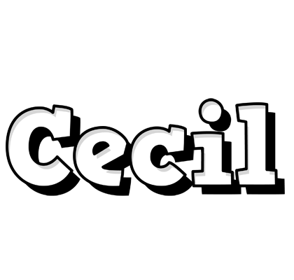 Cecil snowing logo