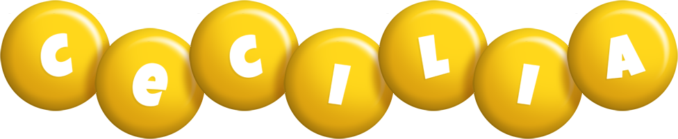 Cecilia candy-yellow logo