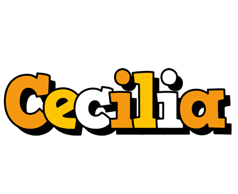 Cecilia cartoon logo