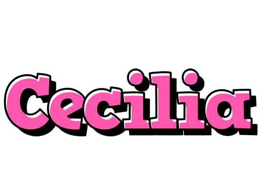 Cecilia girlish logo