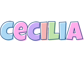 Cecilia pastel logo