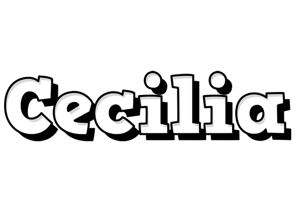Cecilia snowing logo