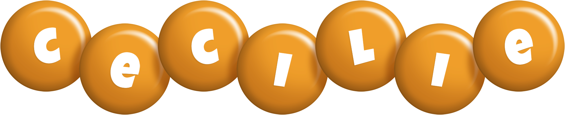 Cecilie candy-orange logo