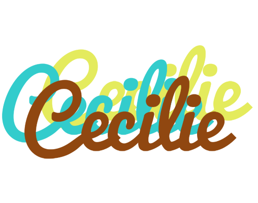 Cecilie cupcake logo