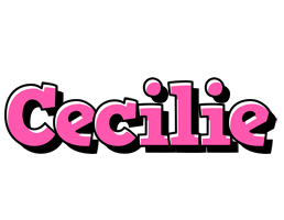 Cecilie girlish logo