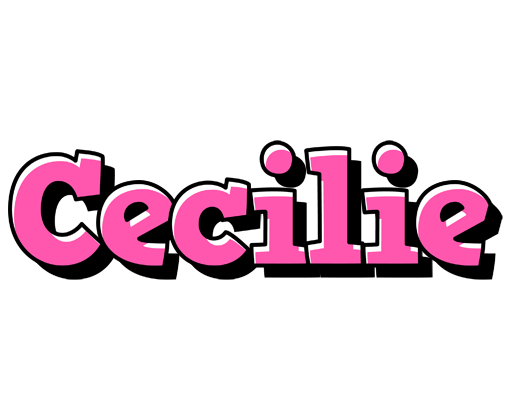 Cecilie girlish logo