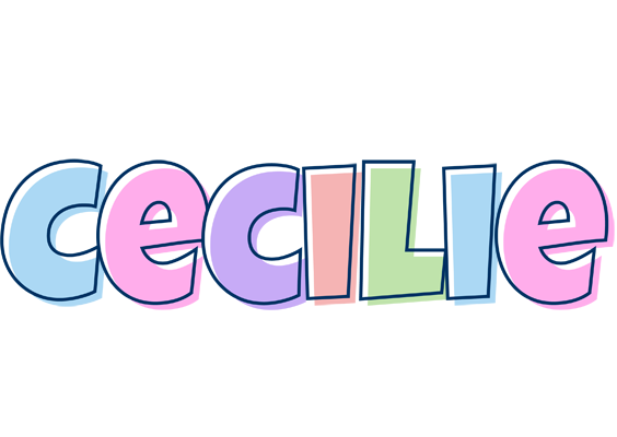 Cecilie pastel logo