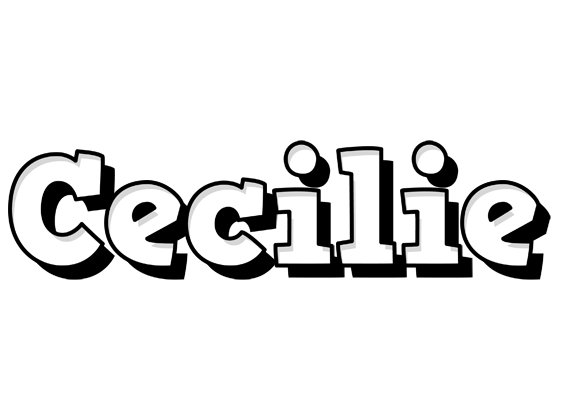 Cecilie snowing logo
