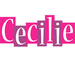 Cecilie whine logo