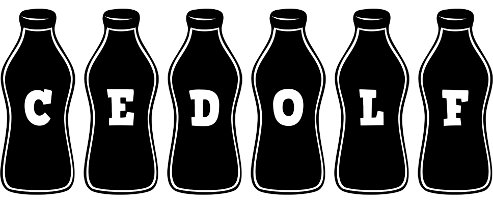 Cedolf bottle logo