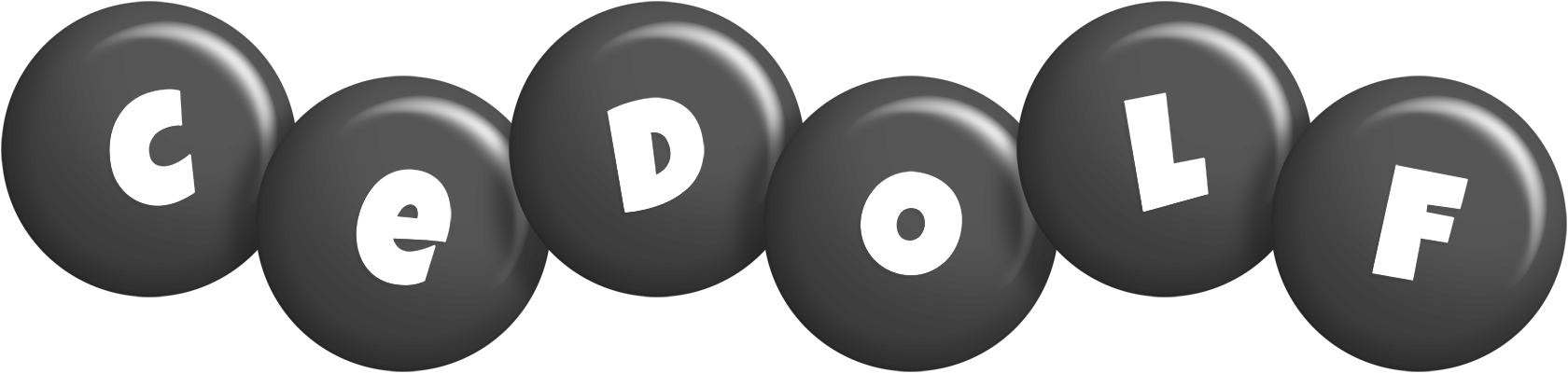 Cedolf candy-black logo