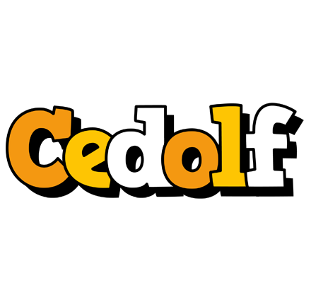 Cedolf cartoon logo