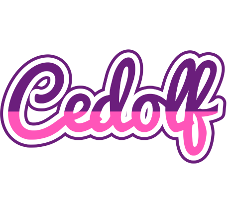 Cedolf cheerful logo