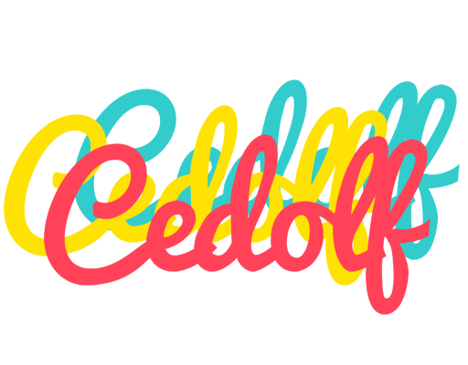 Cedolf disco logo