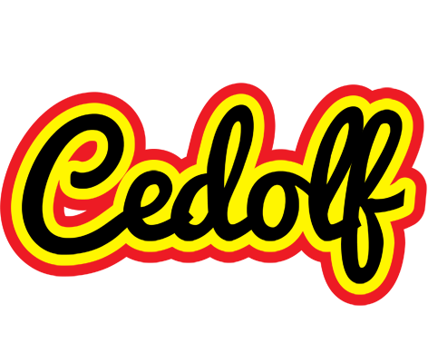 Cedolf flaming logo