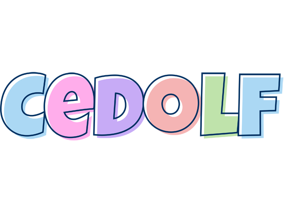 Cedolf pastel logo