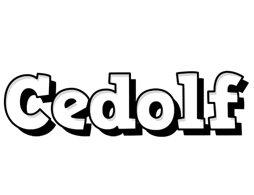 Cedolf snowing logo