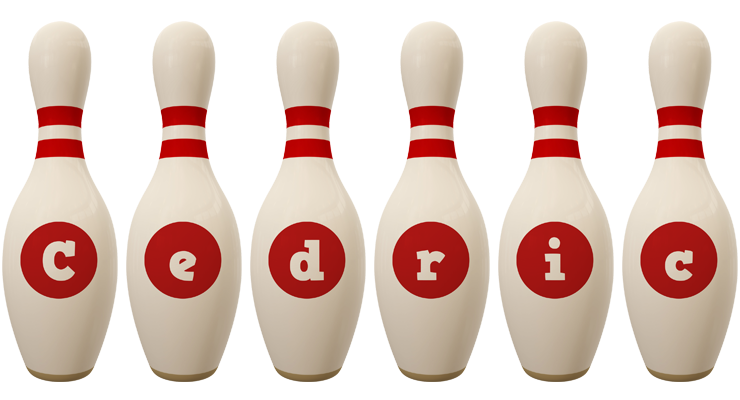 Cedric bowling-pin logo