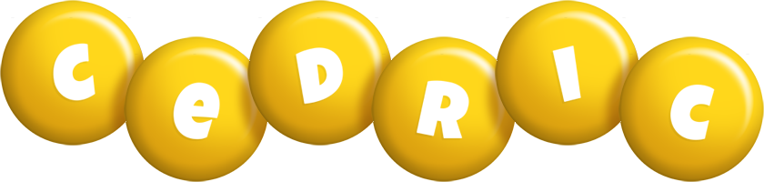 Cedric candy-yellow logo