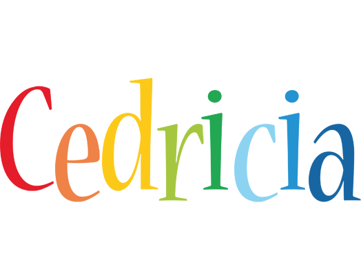 Cedricia birthday logo
