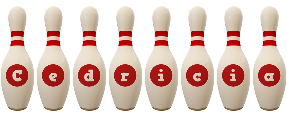 Cedricia bowling-pin logo
