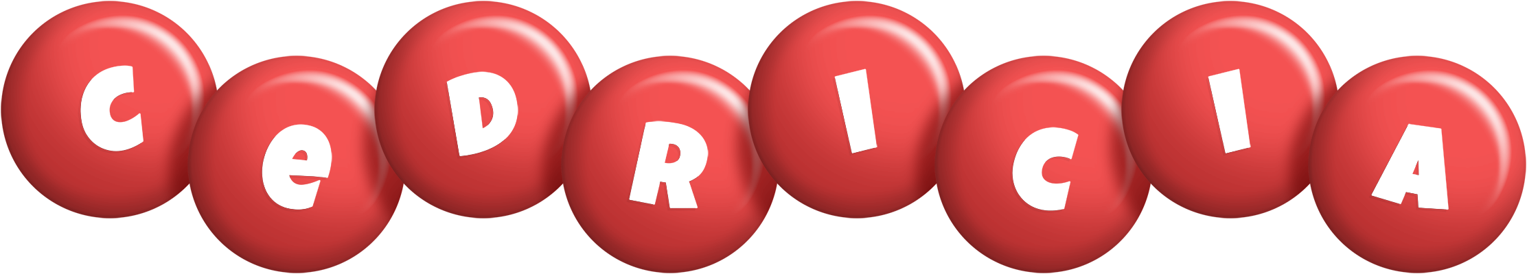 Cedricia candy-red logo